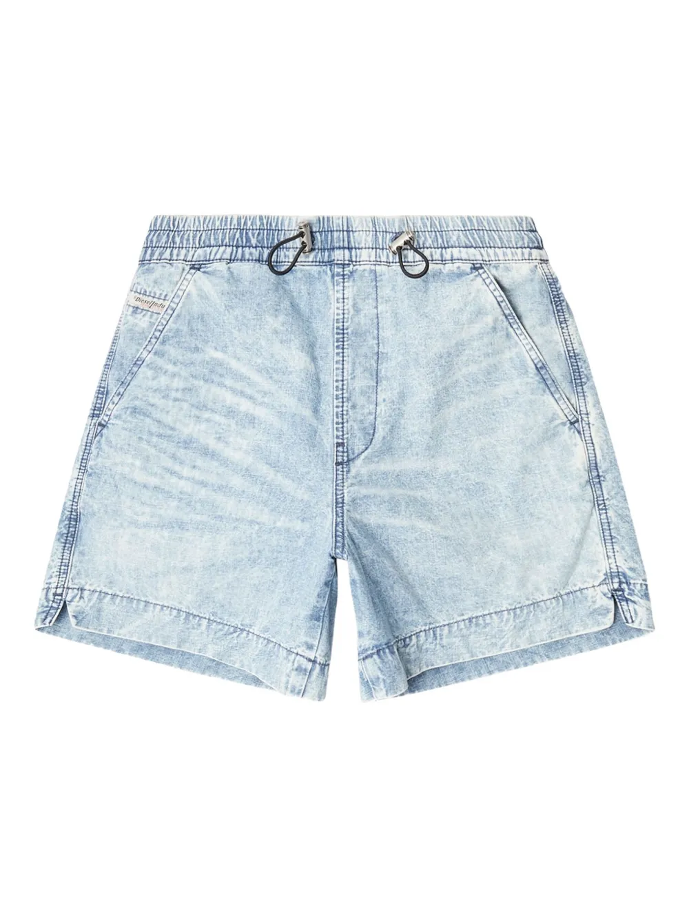 Diesel D-Tenni-S elastische denim shorts Blauw