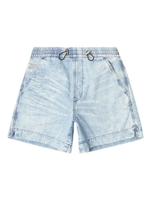 Diesel D-Tenni-S elasticated denim shorts