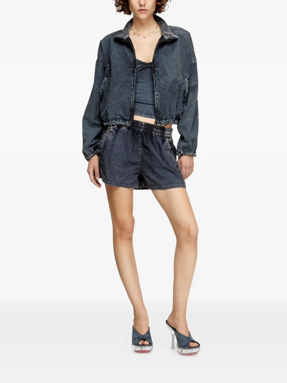Diesel S-Ound elasticated-waistband denim shorts | Short Shorts | Image 2