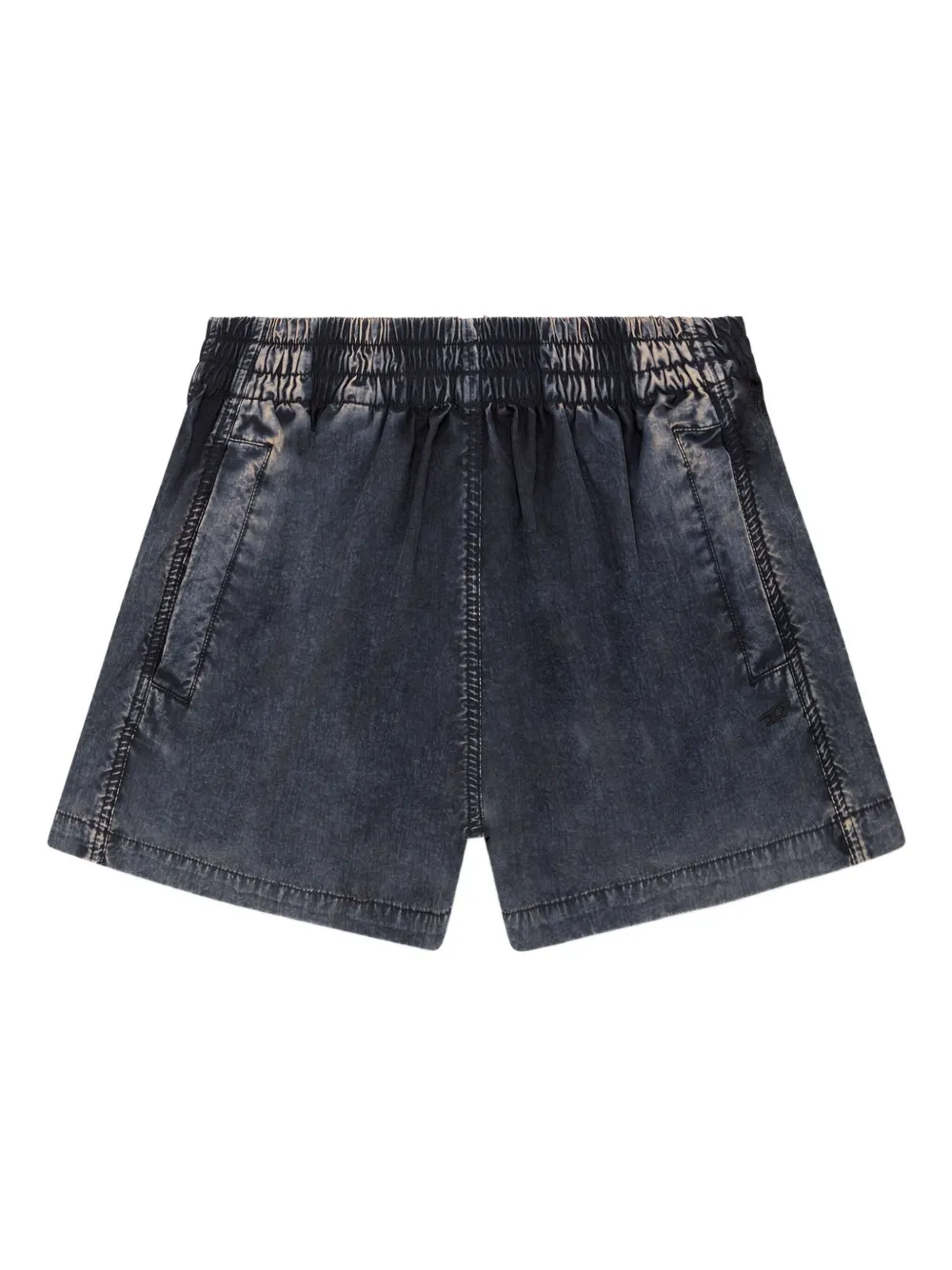 Diesel S-Ound denim shorts met elastische band Blauw