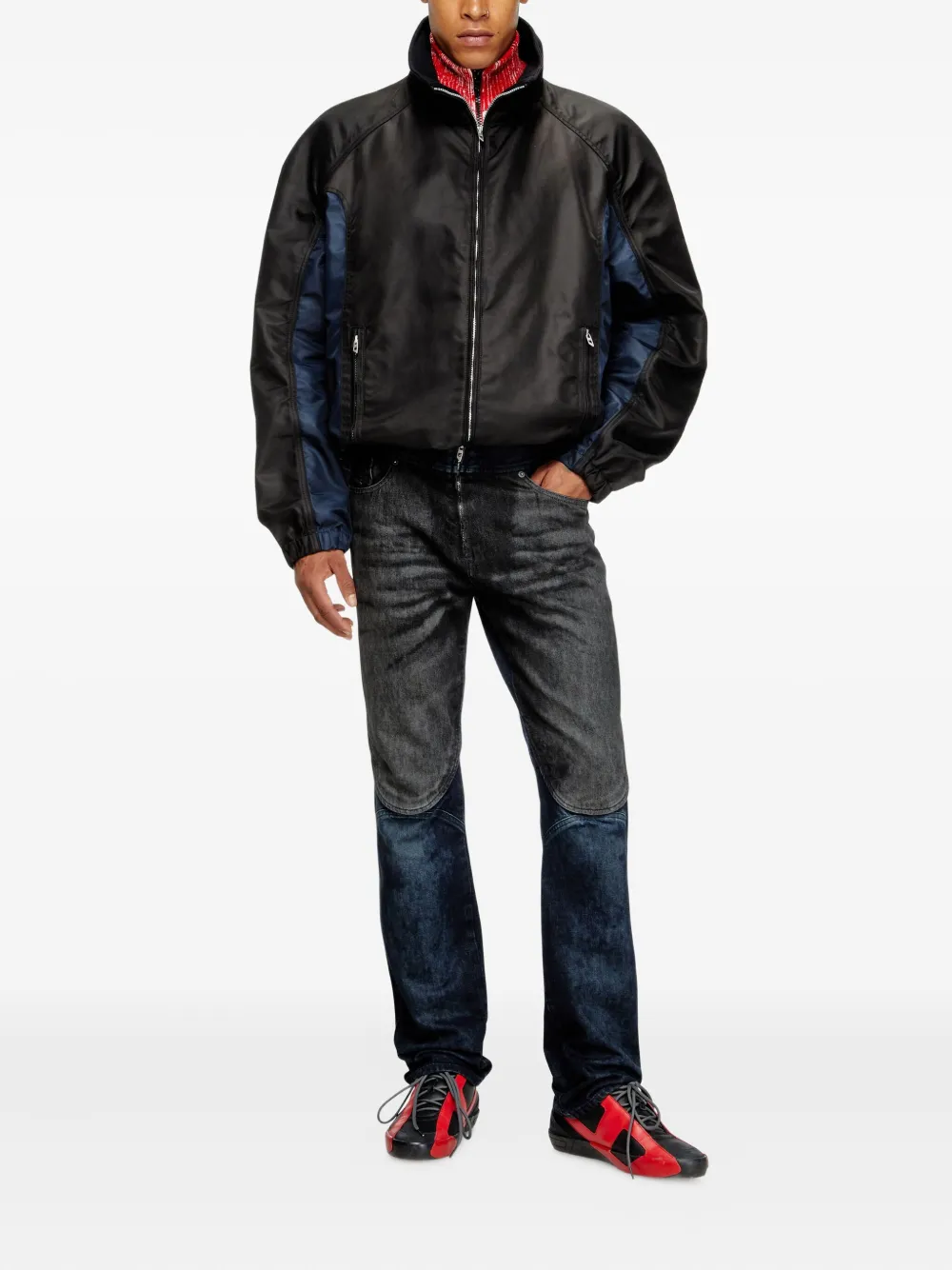 Diesel D-Bucy jeans met dubbele laag - Zwart