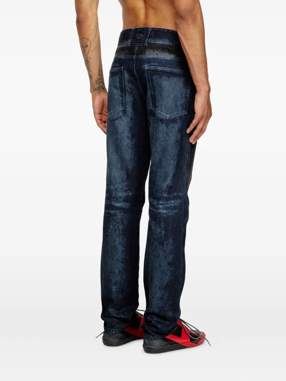 Diesel D-Bucy jeans met dubbele laag Zwart