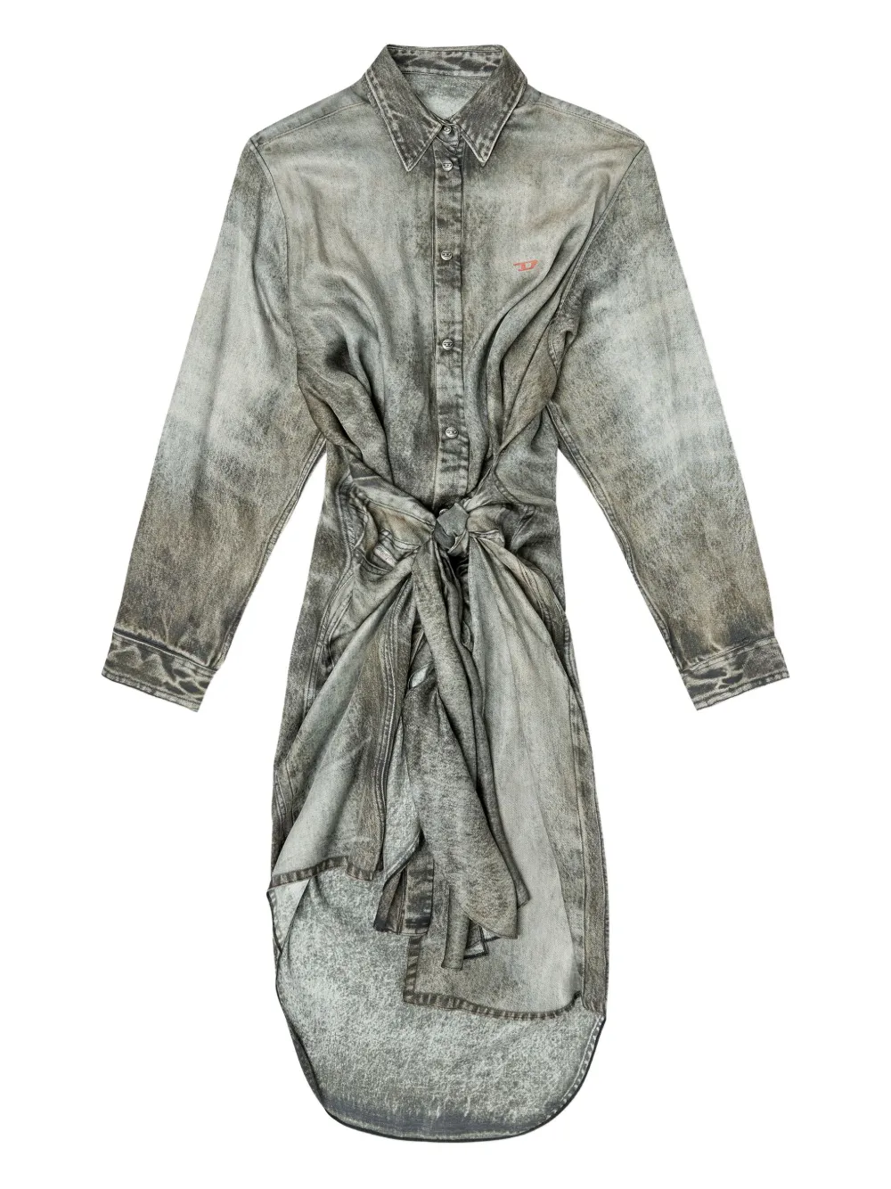 Diesel vestido midi D-Iletta | gris | Image 1