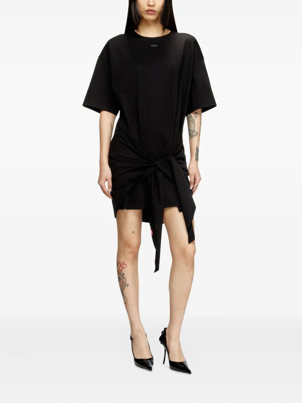Diesel D-Eivor mini-jurk Zwart