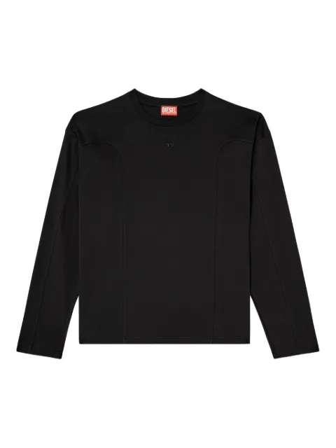 Diesel T-Boxt-LS-INT panelled long-sleeves T-shirt