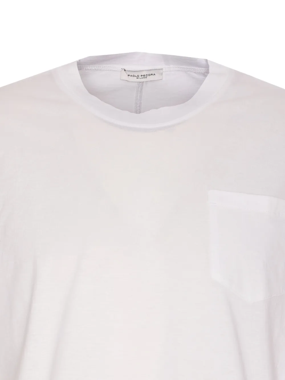 Shop Paolo Pecora Cotton T-shirt In White