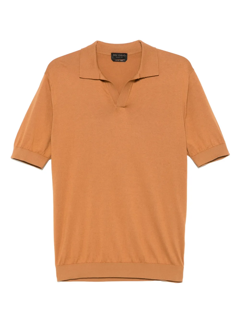 Dell'oglio ファインニット Tシャツ - ブラウン Dell'oglio ファインニット Tシャツ - ブラウン