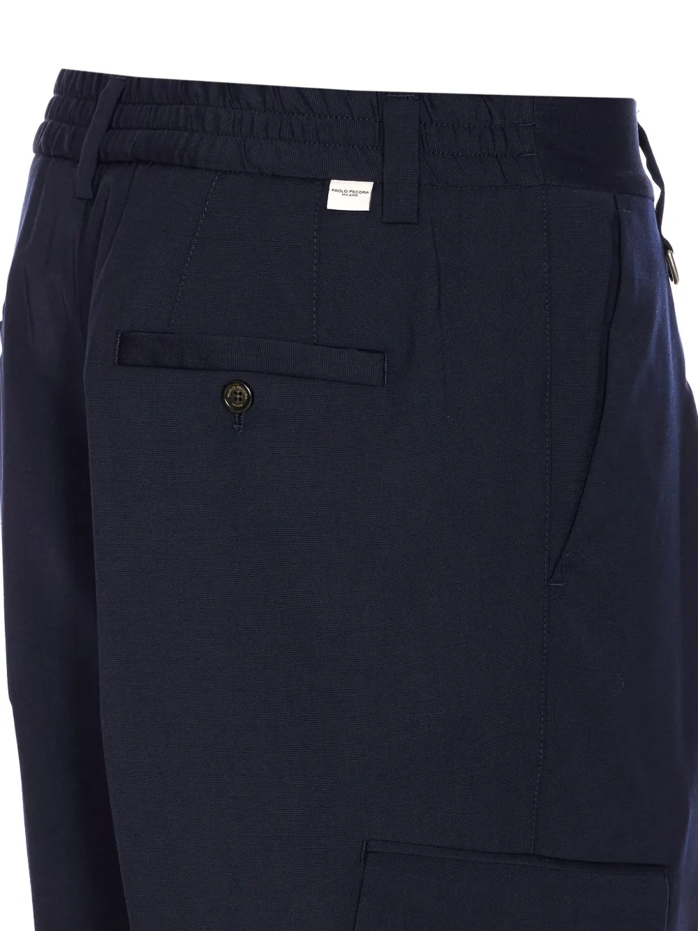 Paolo Pecora Wool-blend Trousers In Blue