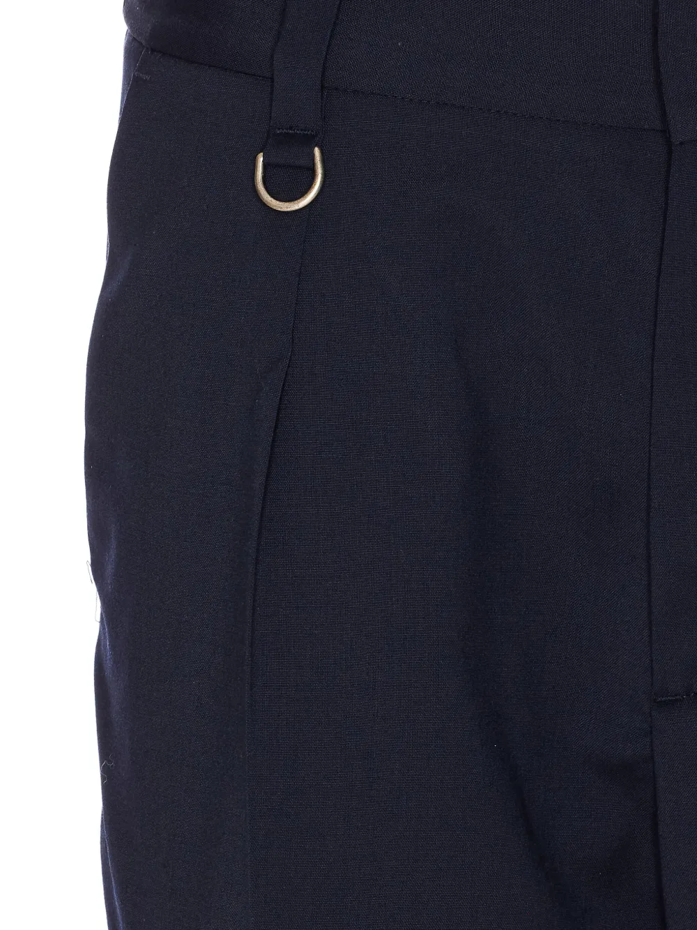 Paolo Pecora Wool-blend Trousers In Blue