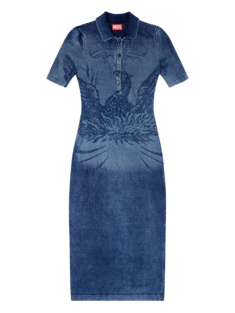 Diesel M-Fenny denim button-up dress