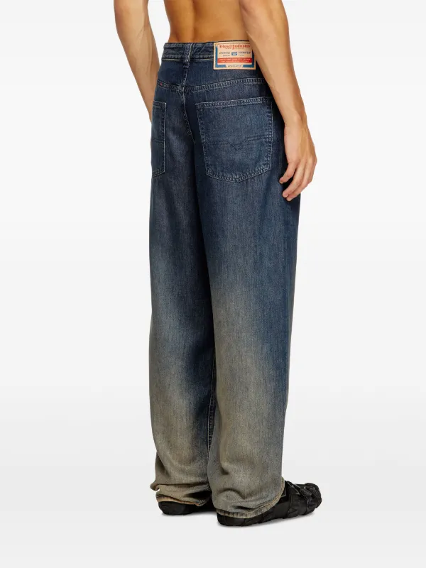 Diesel ombré-effect loose-leg Jeans Blue FARFETCH PH