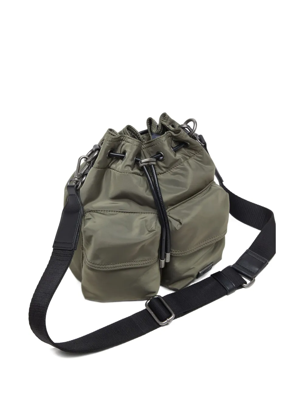 Diesel drawstring bucket bag Groen
