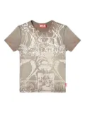 Diesel T-Uncuties-Long-R6 T-shirt - Neutrals