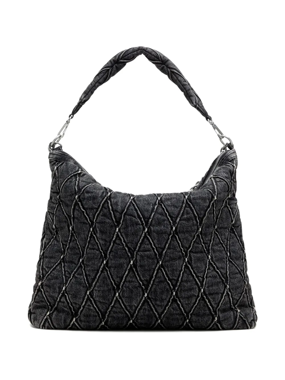 Diesel Charm-d Quilted Chain-embellished Shoulder Bag