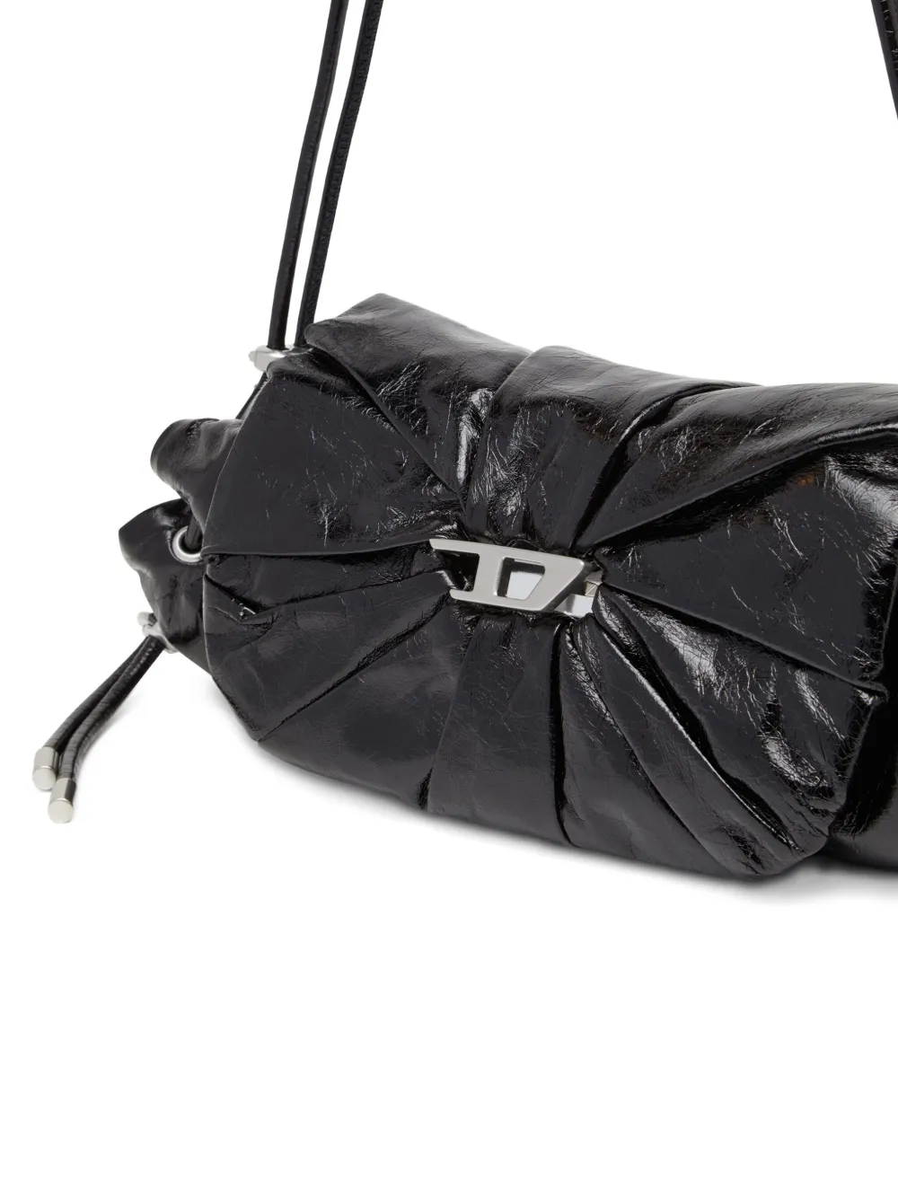 Diesel Scrunch-D kleine schoudertas Zwart