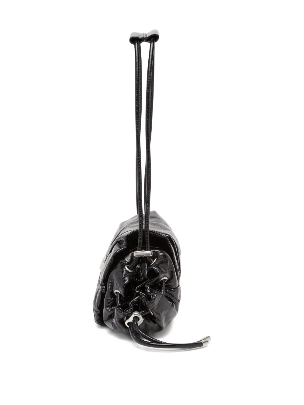 Diesel Scrunch-D kleine schoudertas Zwart