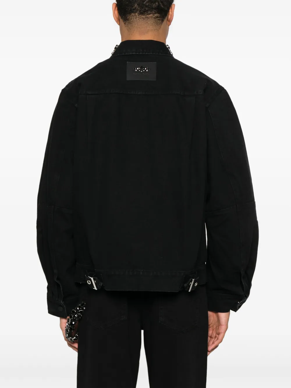 Simone Rocha Denim jack Zwart