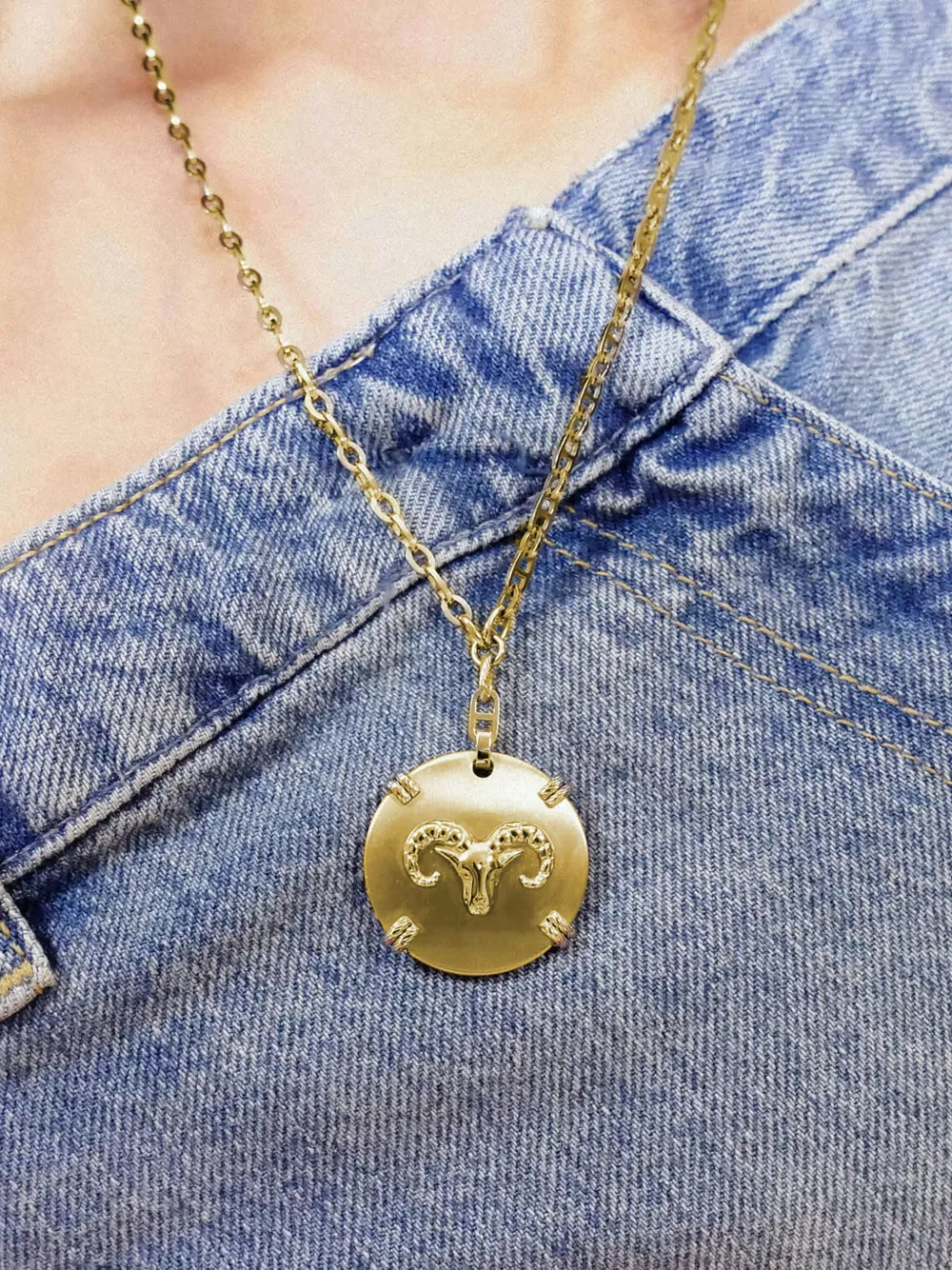 Charriol Zodiac Aries halsketting - Goud
