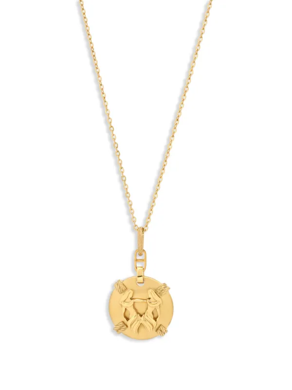 Charriol Zodiac Gemini Necklace Gold FARFETCH JO