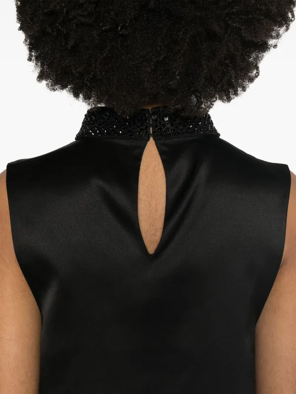 TOM FORD Silk Top | Black | FARFETCH HU