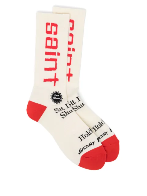 SAINT MXXXXXX logo socks 