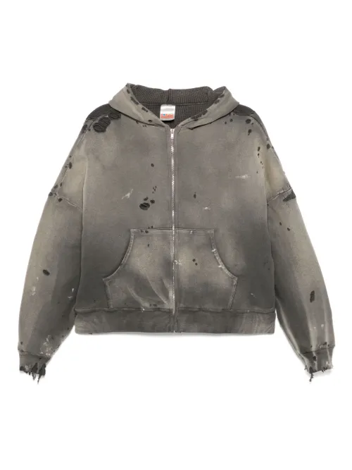 Hoodie à effet usé - SAINT MXXXXXX - Modalova