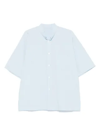 Homme Plissé Issey Miyake Streamline シャツ | ブルー | FARFETCH JP