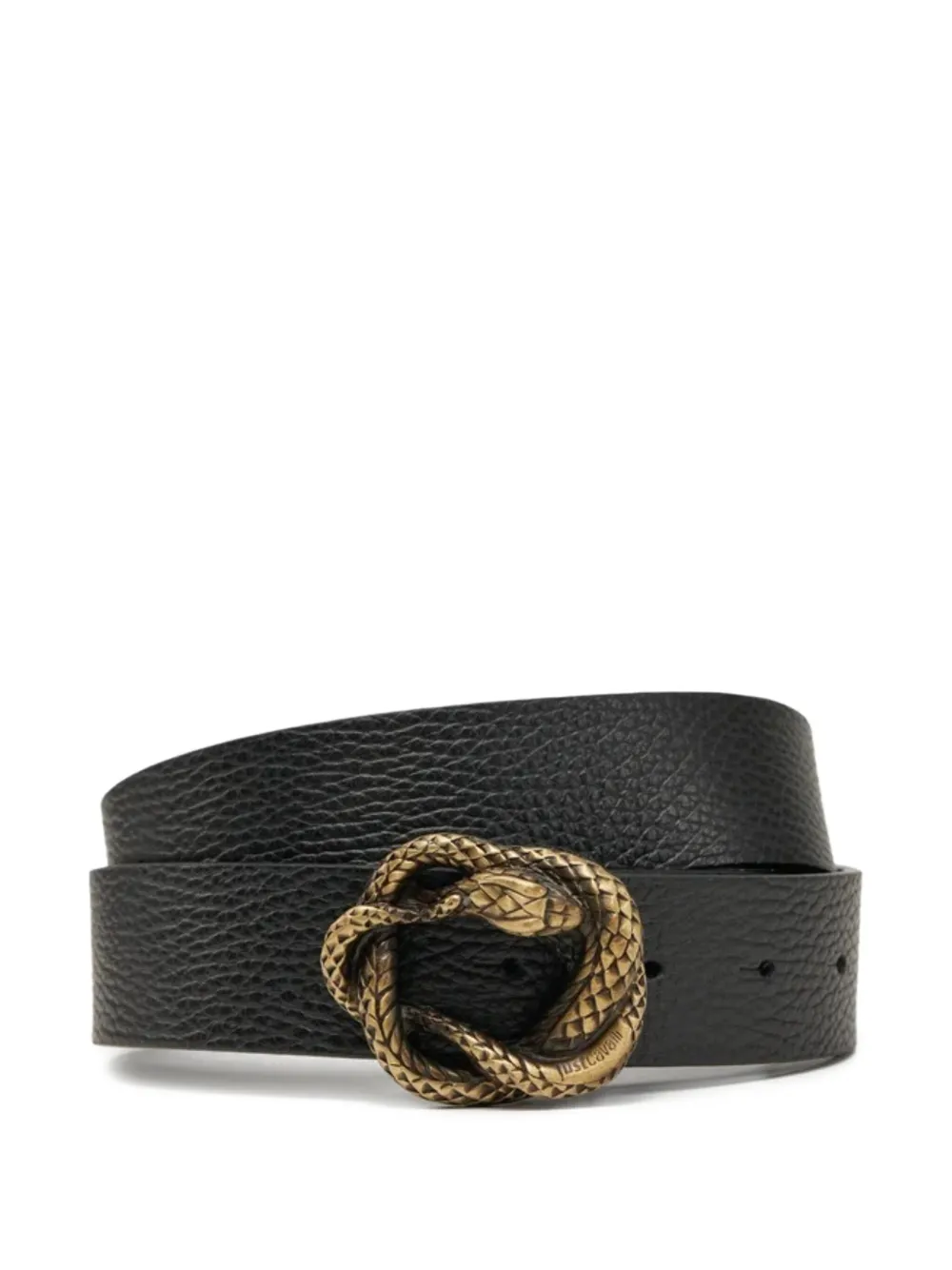 Just Cavalli cinturón con hebilla de serpiente | negro | Image 1