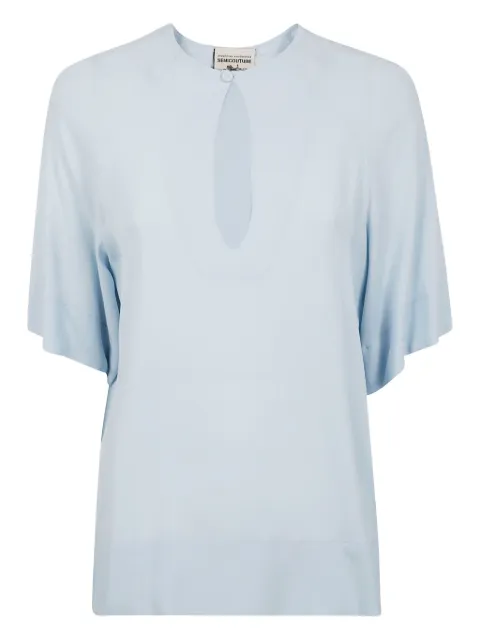 Semicouture cut-out blouse 