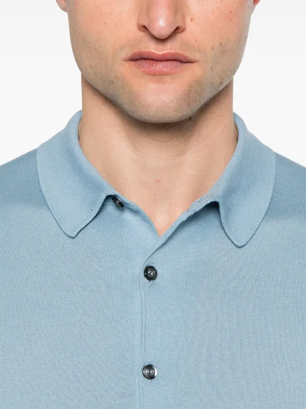 John Smedley Adrian ポロシャツ | ブルー | FARFETCH JP