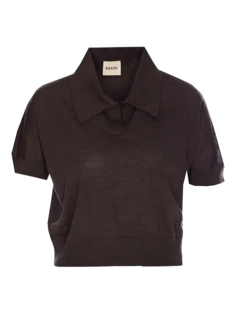 KHAITE Morgane polo shirt