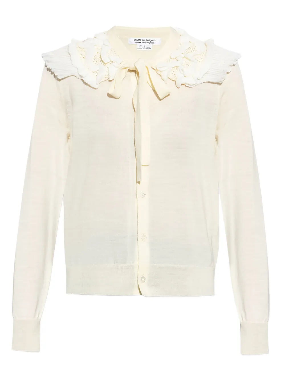 Comme Des Garçons Comme Des Garçons Wollen vest Beige