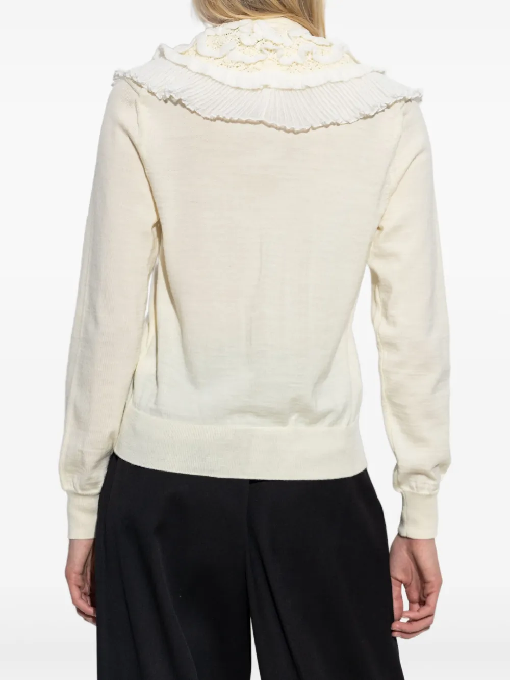 Comme Des Garçons Comme Des Garçons Wollen vest Beige