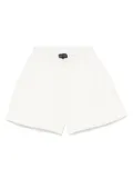 Emporio Armani jersey-texture shorts - White