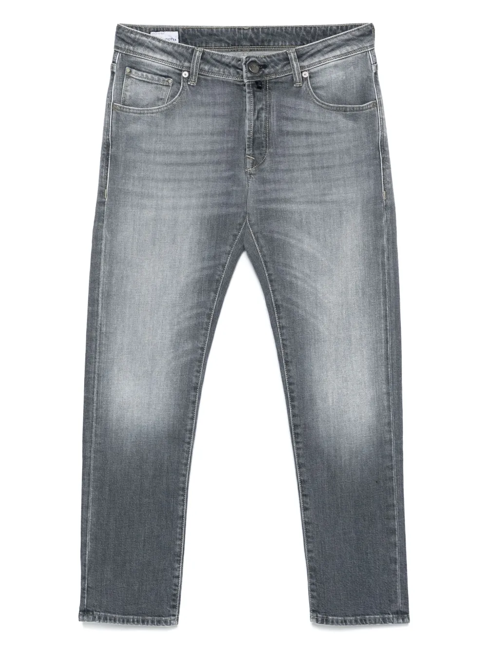 Incotex Jeans met logopatch Grijs