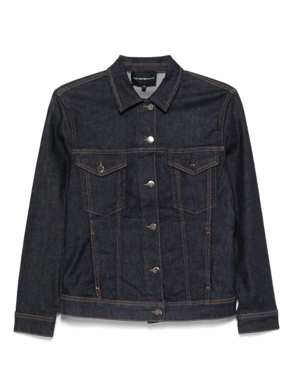 EMPORIO ARMANI デニムジャケット Emporio Armani デニムジャケット | ブルー | FARFETCH JP