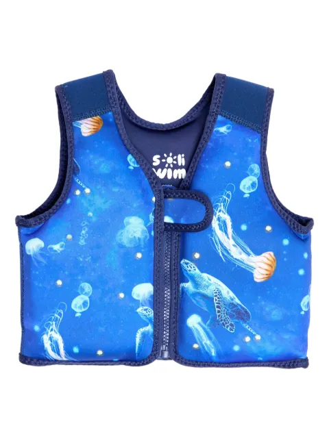 SOLISWIM KIDS chaleco con estampado gráfico
