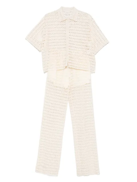 Alysi crochet trousers set