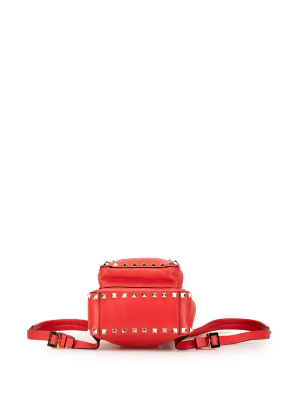 VALENTINO GARAVANI パーティバッグ  ビーズ レッド 当社の テレビで話題】 VALENTINO パーティバッグ ビーズ レッド