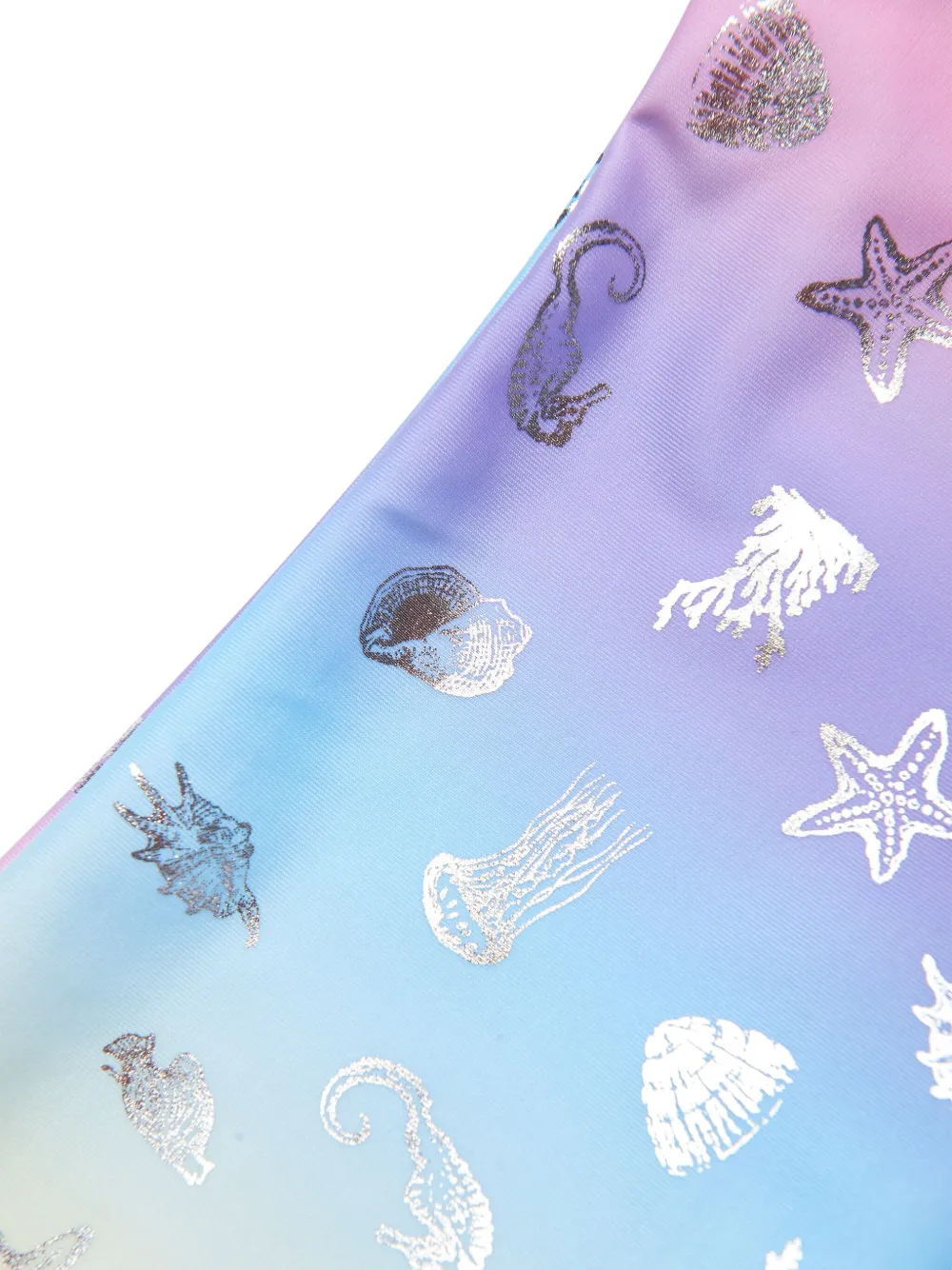 Soliswim Sea Life-print Sun Suit In Pink