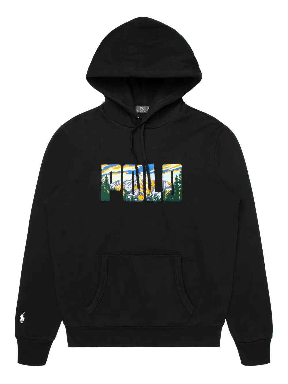 Polo Ralph Lauren Hoodie met logo Zwart