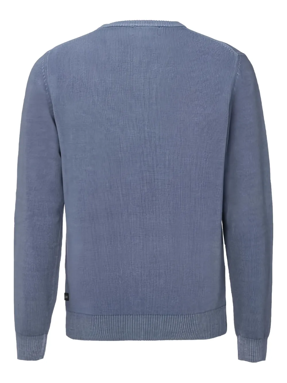 40Weft ribbed sweater - Blauw