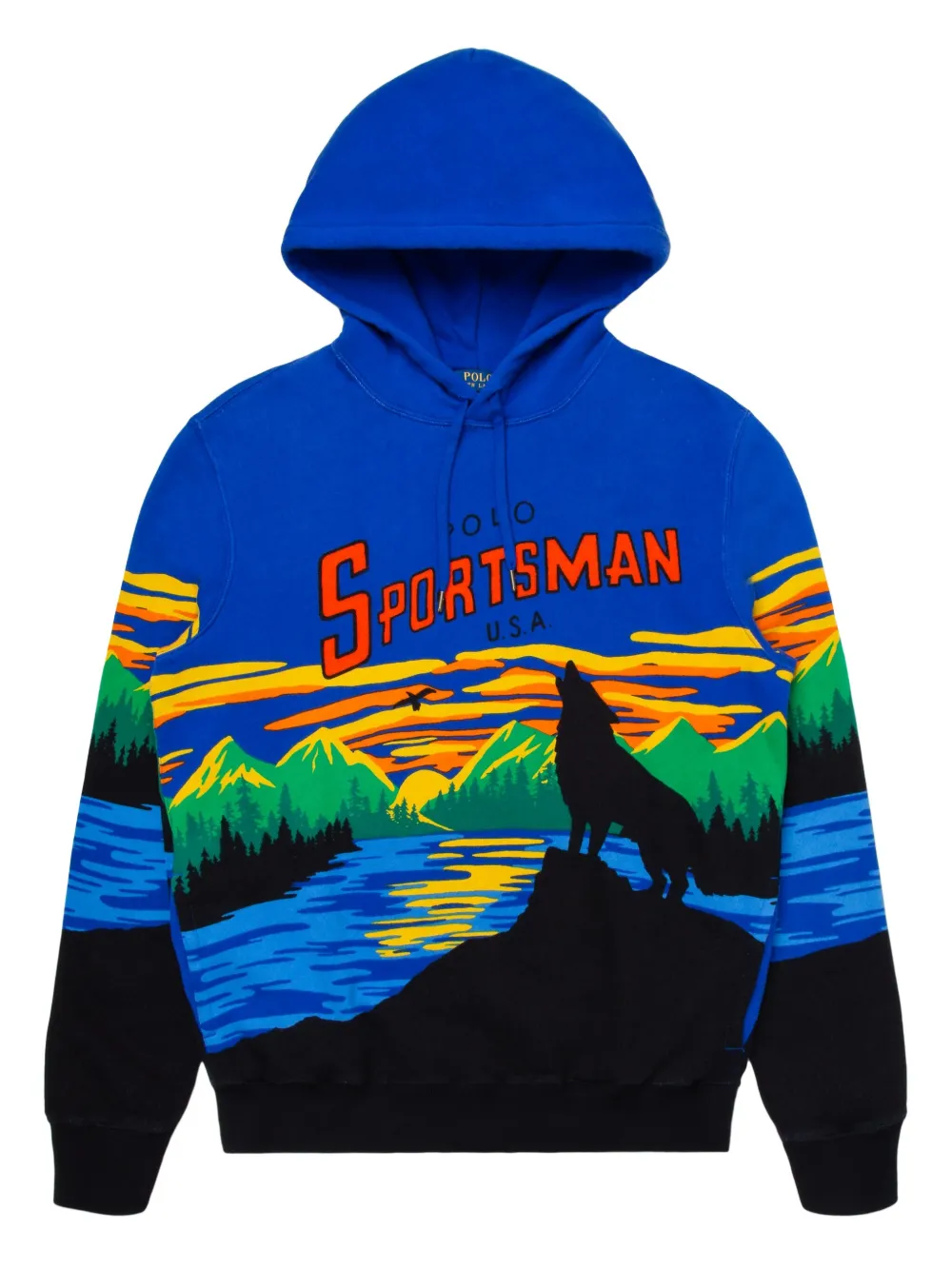 Polo Ralph Lauren Sportsman hoodie Blauw