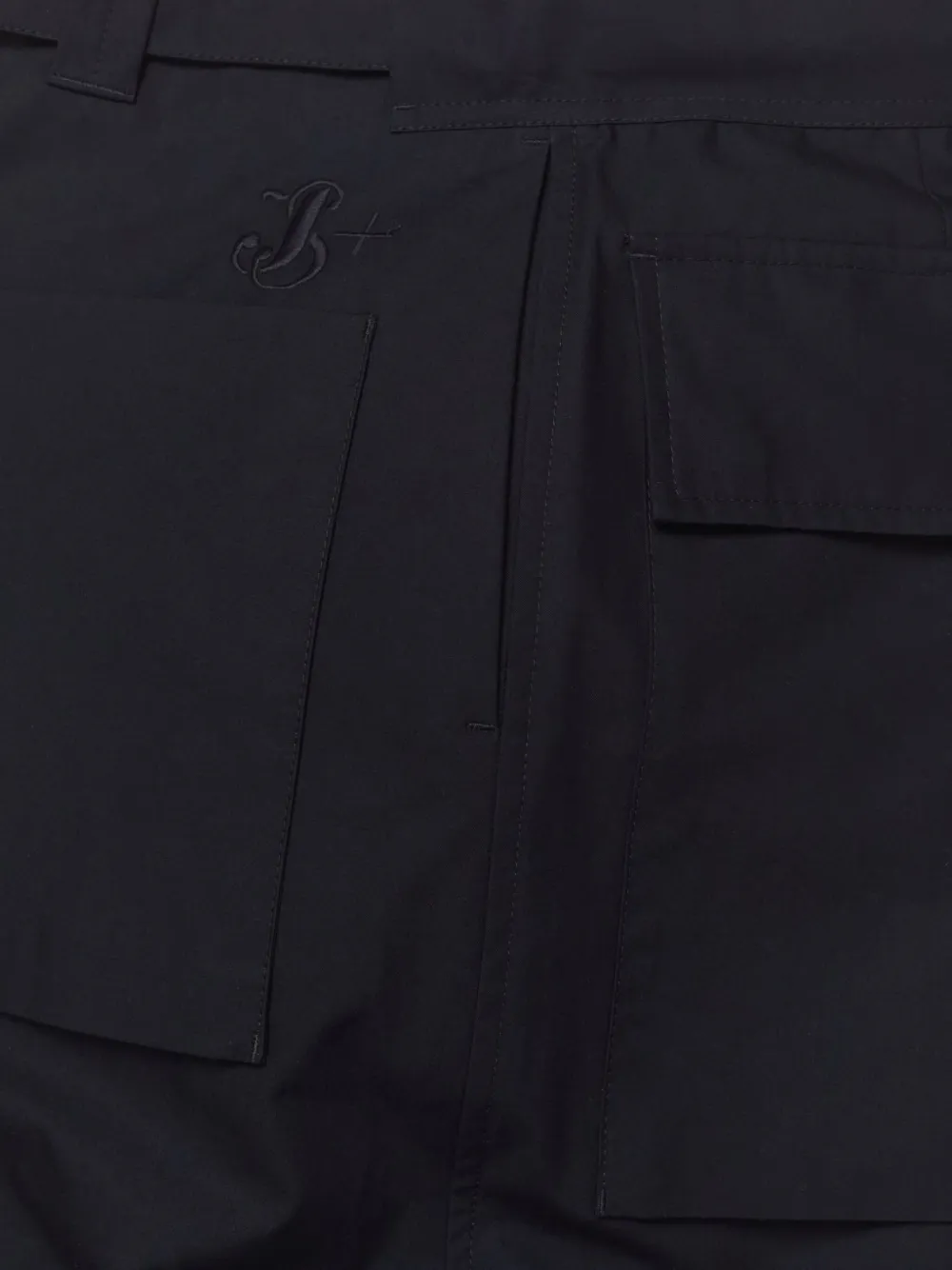 Jil Sander Broek met zak met ceintuur Zwart