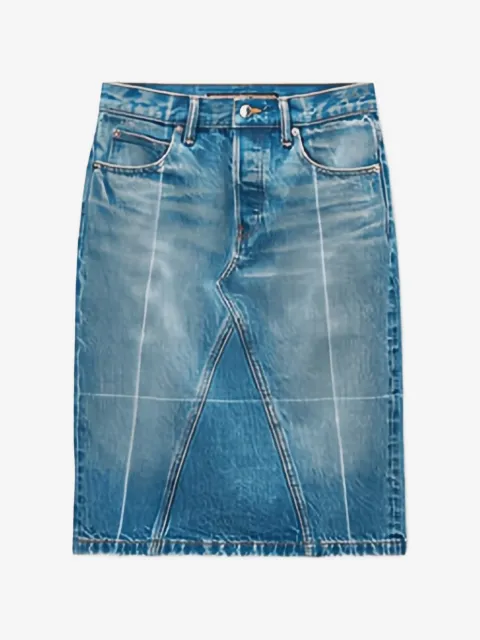 Alexander Wang denim midi skirt