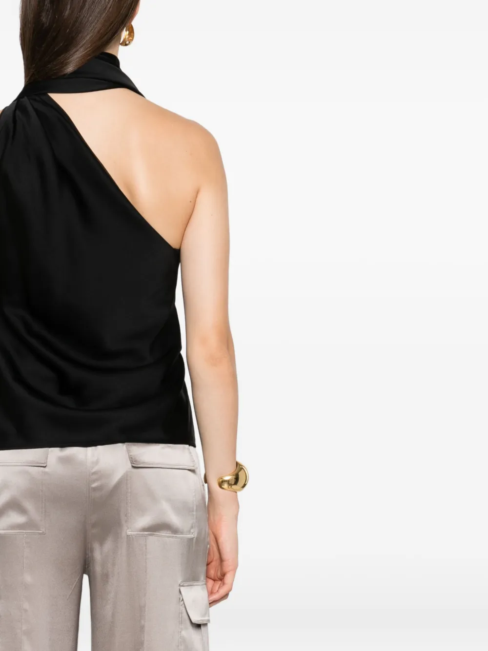 TOM FORD Asymmetrische top Zwart