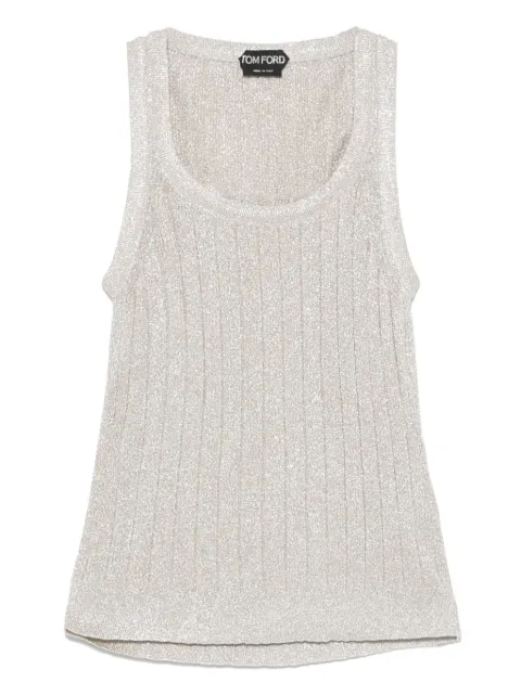 TOM FORD lurex ribbed tank top