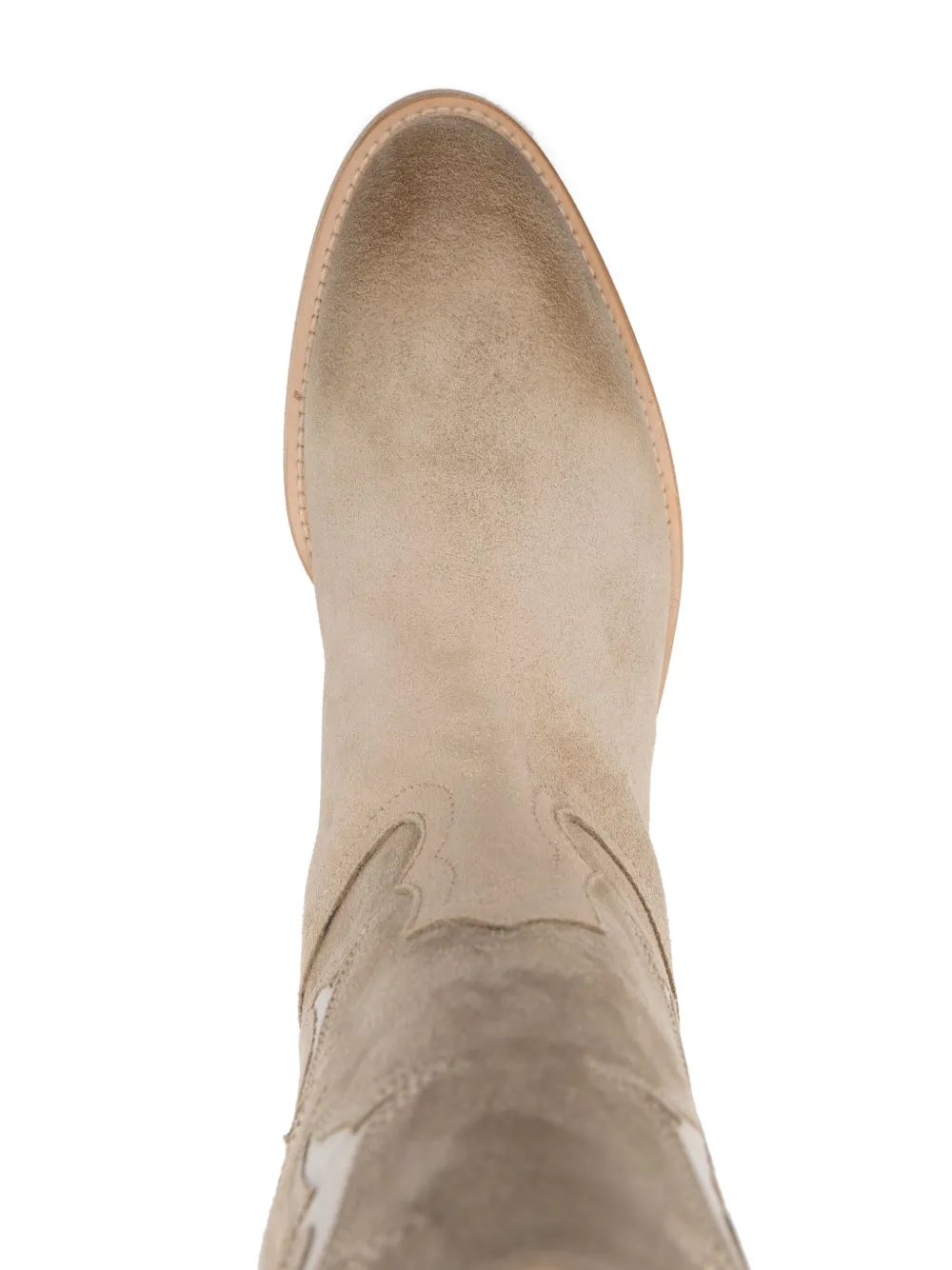 Sartore 30 mm suède enkellaarzen Beige