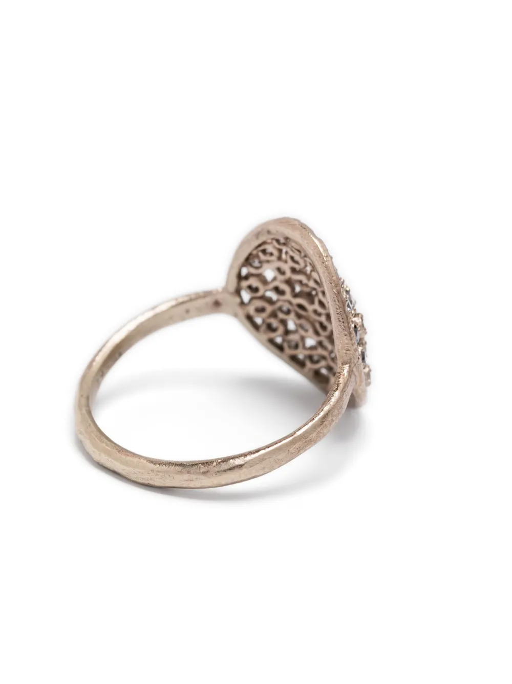  Noguchi 14kt Yellow Gold Tsubu Diamond Ring 