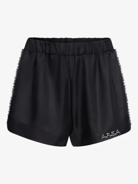 AREA crystal trim track shorts